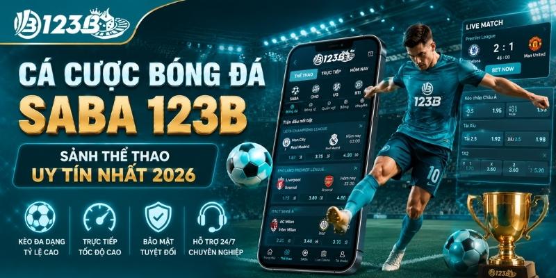 Cá cược bóng đá SABA 123B - Sảnh thể thao uy tín nhất 2026
